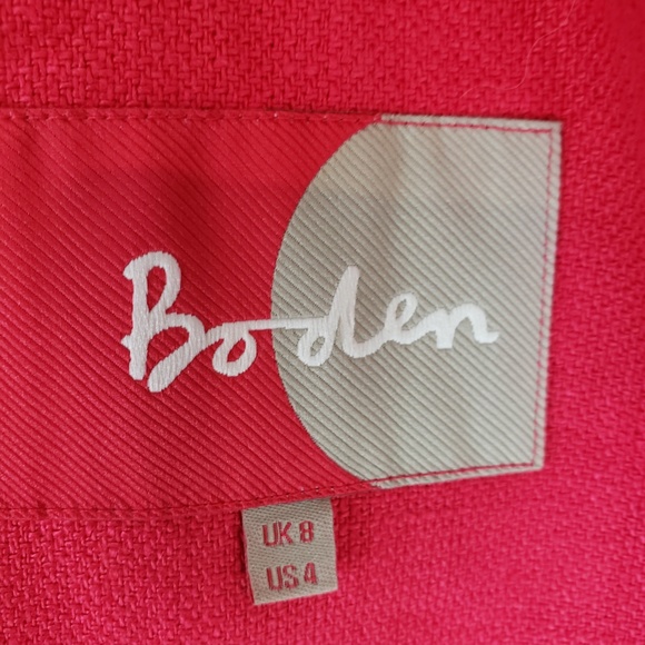 Boden Linen Petal collar jacket - Picture 6 of 6